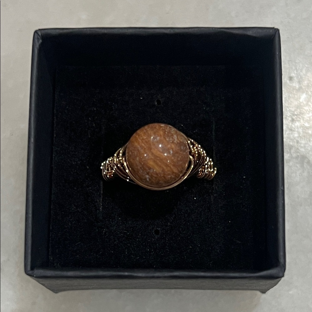 Jasper Stone Ring